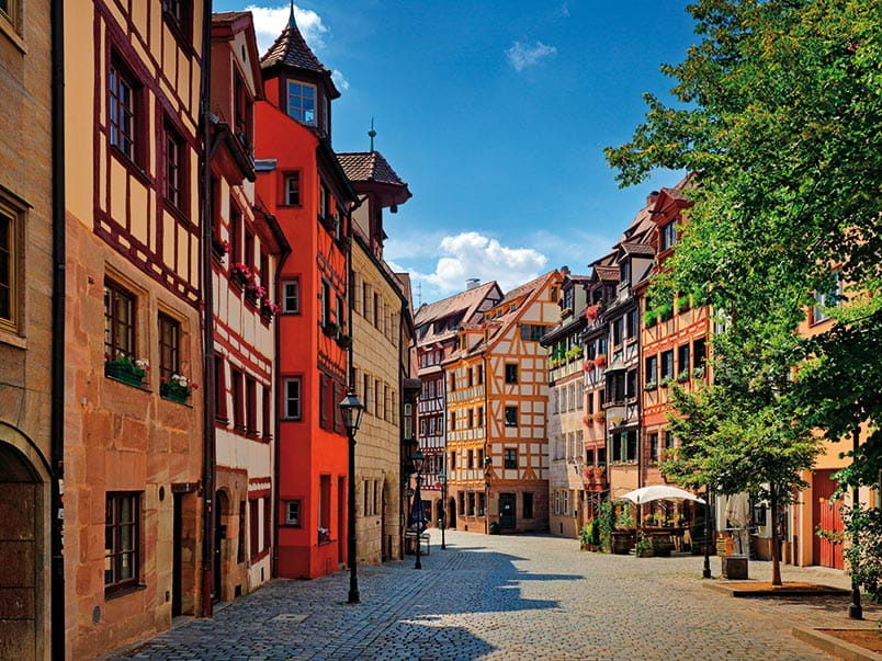 A street in Nuremberg, Germany